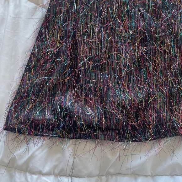 ZOE LTD Toddler Girls Textured Metallic Party Dress Size 4 - Picture 3 of 6